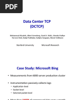 Data Center TCP (DCTCP) : Stanford University Microsod Research