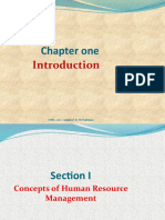 Chapter One: HRM, 2020 Compiled by DR Habtamu