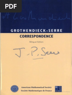 Grothendieck-Serre Correspondence すばらしかっ