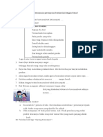 Soal Ulangan Harian Tema 2 Subtema 1