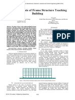 Modal Analysis of Frame Structure Teaching Building