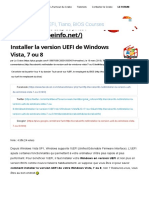 Installer la version UEFI de Windows Vista, 7 ou 8 - Le Crabe Info