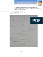 Actividad 2 Extremos de Funciones de Variaas Variables