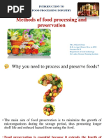 Methods of Food Preservation Explained | PDF | Food Preservation | Food ...