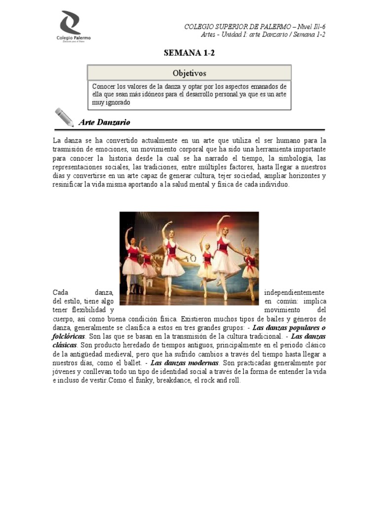 Historia y Tipos de Danza Folklórica | PDF | Bailes | Folklore