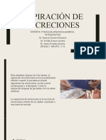 Aspiración de Secreciones