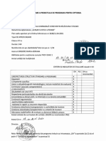 FISA AVIZARE OPTIONAL CLS 8