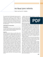 13 - Thumb Basal Joint Arthritis