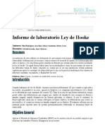 Informe Laboratorio Ley de Hooke