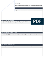 8D Worksheet Template