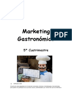 Marketing Gastronomico
