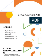 Cloud Adoption Plan: Planning Phase
