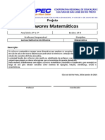 Projeto (Matemática) - Softwares Matemáticos