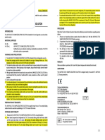 Aia-Pack 27.29 Sample Diluting Solution: Intended Use Procedure