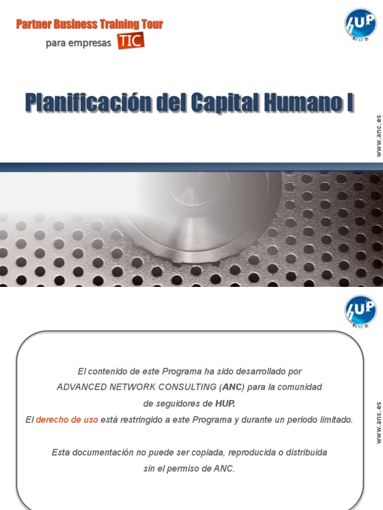 Planificacion Capital Humano 1 Pdf Gestión De Recursos Humanos