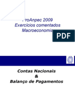 ProAnpec 2009: Contas Nacionais e Balanço de Pagamentos