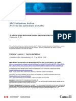 Colbourne, B. (2006). St. John’s ocean technology cluster - can government make it so