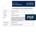 Cultural Lanscape - Cross Cultural Study