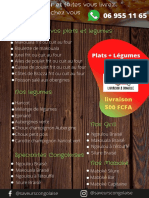Plats + Légumes À 1500Fr PDF
