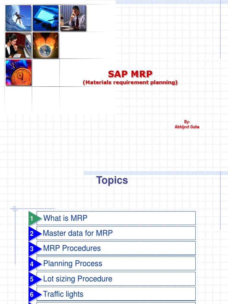 SAP MRP Materials Requirements Planning Leadership Leadership