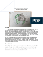 With The Help of A Neat Sketch Describe The Interior of The Earth