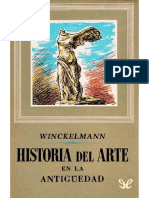 Winckelmann. Del Arte Entre Los Griegos.