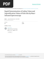 Rapid Determination of Iodine Value and Saponifica