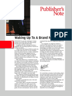 Publisher's Note: Waking Up To A Brand New Day