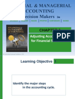 Financial & Managerial Accounting Decision Makers: Adjusting Accounts For Financial Statements