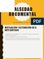 Falsedad Documental