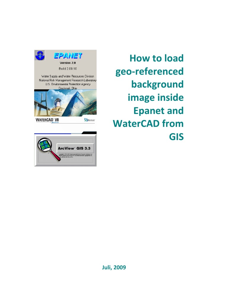 Modul Loading Georef Images2Epanet WaterCAD | PDF
