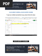 Data Entry Practice Projects - Azharul Rafy | PDF | Microsoft Excel ...