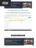 Click Here To Enroll in Data Entry Course