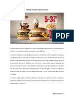 Informe Anuncio Publicitario de MC PDF