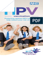 HPV Vaccination For All Leaflet 2020