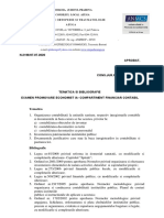 Tematica&Bibliografie Economist I PDF