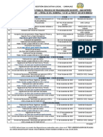 Cronograma para El Proceso de Reasignación Por Unidad Familiar e Interés Personal para El Periodo 2020 Ugel Carhuaz