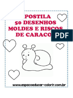 APOSTILA-50-DESENHOS-MOLDES-RISCOS-CARACOL-www.espacoeducar-colorir.com.br