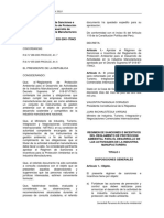 Decreto Supremo 025-2001-ITINCI PDF
