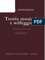 Paul Hindemith - Teoria Musicale e Solfeggio - SUVINI ZERBONI 1983