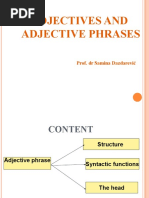 Definition and Explanation of Adjective Phrases