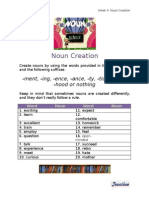 Noun Creation 2