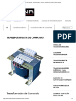 Transformador de Comando - Transformadores Elétricos em São Paulo - Etna Transformadores