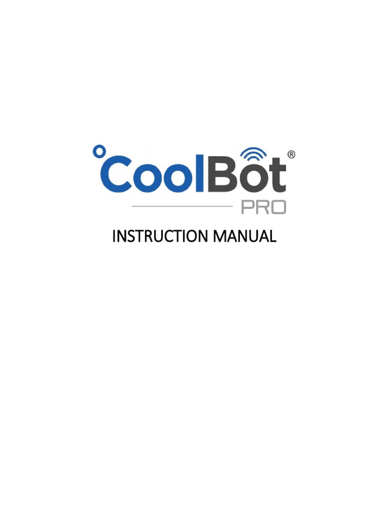 2019 CoolBot PRO Manual 2019 1A PDF Air Conditioning Mobile App