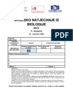 3.r. Test Tkolsko Bio - 2015 PDF