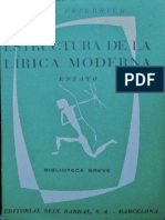 Friedrich, Hugo - Estructura de La Lírica Moderna de Baudelaire Hasta Nuestros Días