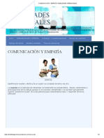 Empatia y Comunicacion Habilidades Gerenciales PDF