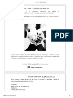 Actitud de Servicio PDF