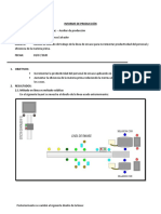 Informe de Producción - Cambio de Método de Trabajo en Envase A. Coliflor