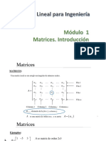 Modulo 1 Matrices Introduccion